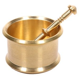 Traditioneel Saffraan Vijzel